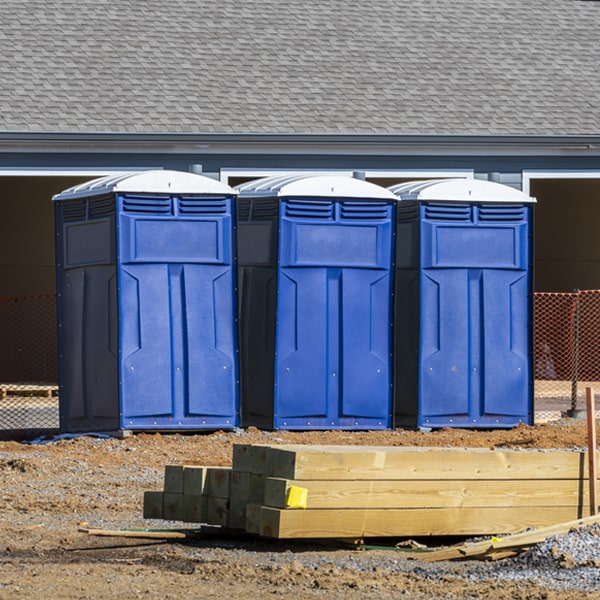 is there a specific order in which to place multiple portable restrooms in Keene